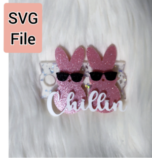 Chillin w/my Peeps Stanley Topper SVG File